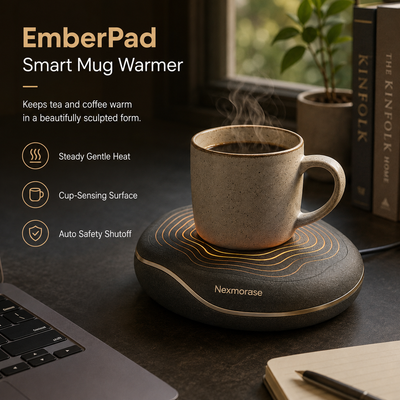Nexmorase™ EmberPad Smart Mug Warmer