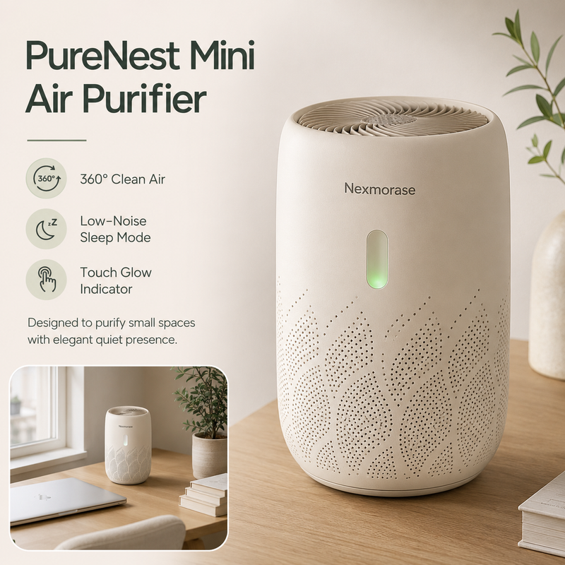 Nexmorase™ PureNest Mini Air Purifier