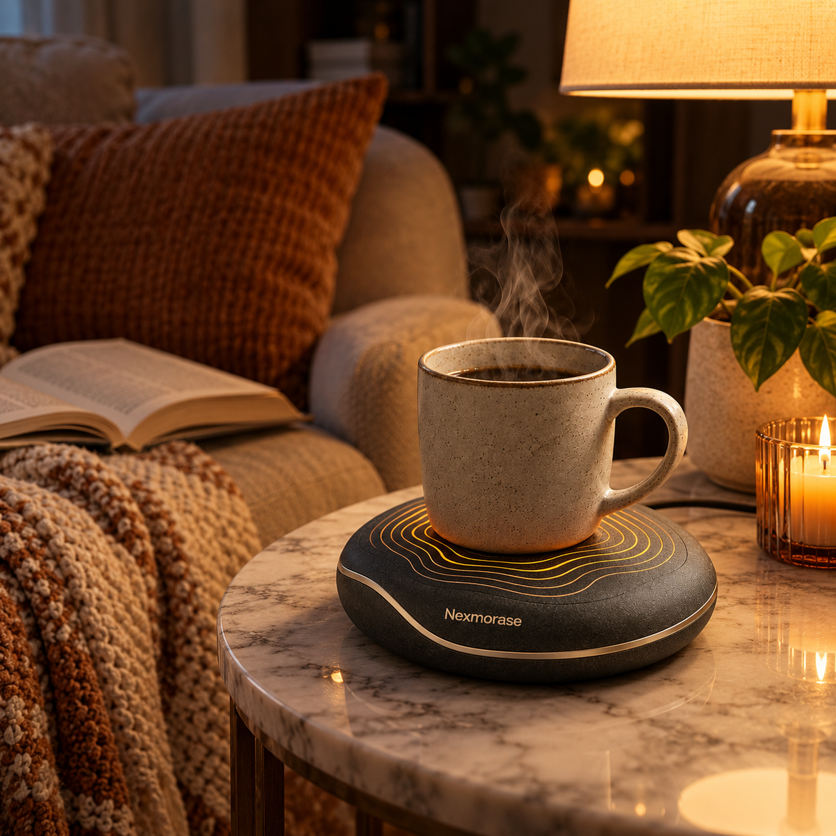 Nexmorase™ EmberPad Smart Mug Warmer