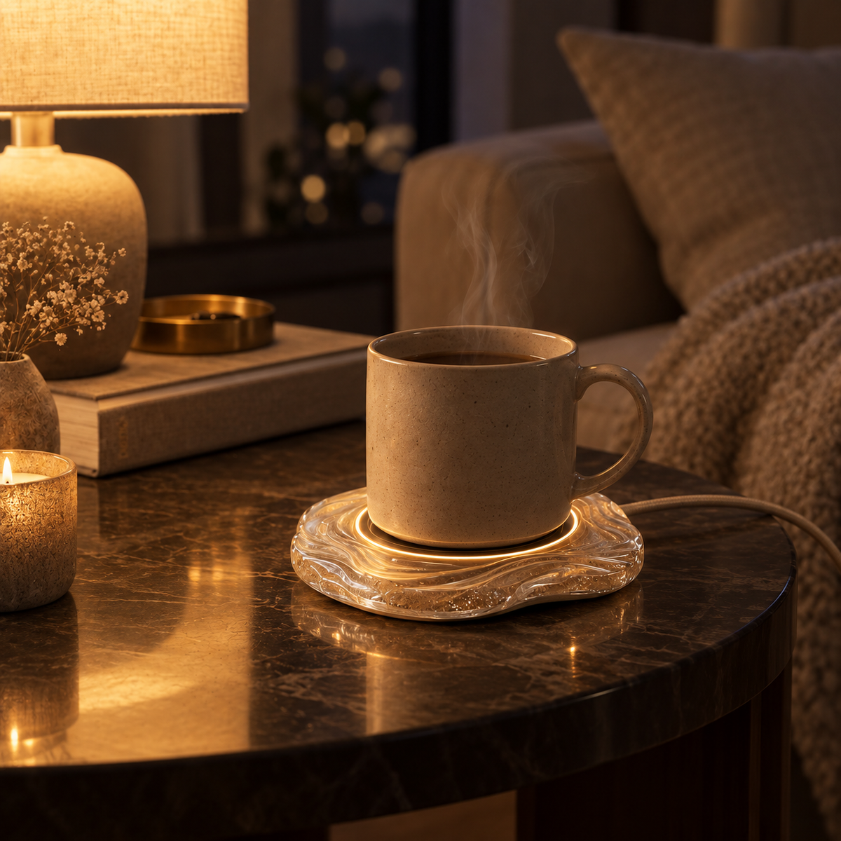Nexmorase™ Tidewarm Halo Mug Warmer