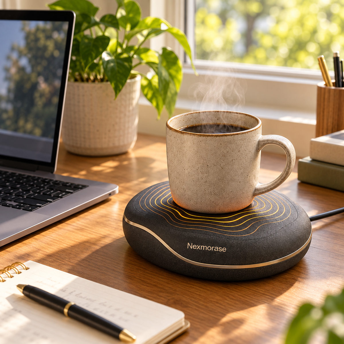 Nexmorase™ EmberPad Smart Mug Warmer
